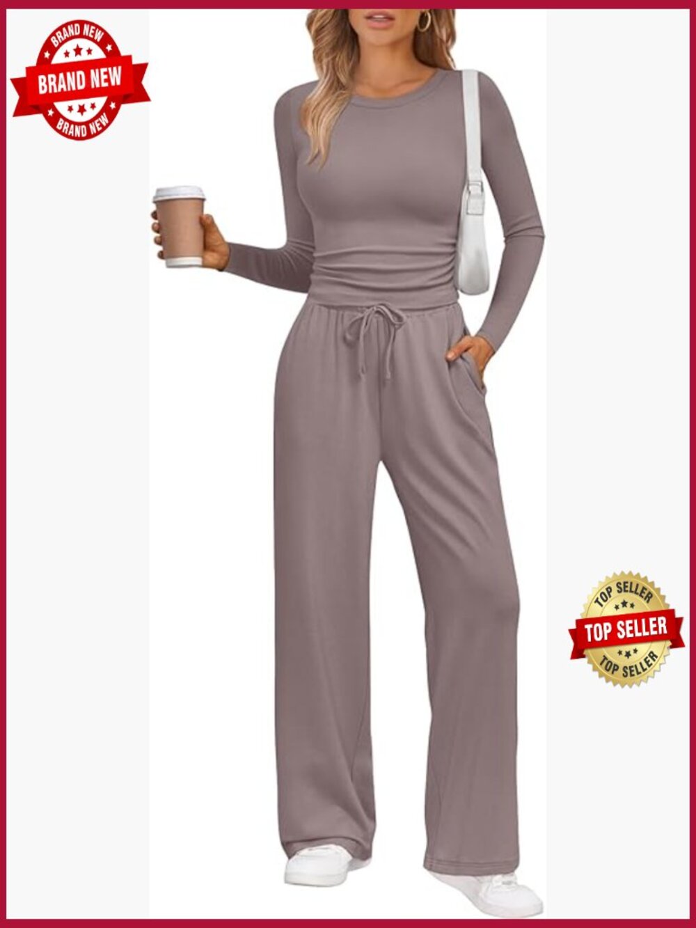 2 Piece Lounge Set - Sweatsuit - Business Casual Travel Outfit